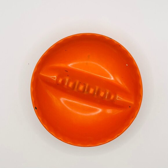 🔥 Vintage Anholt Mid Century Modern Ashtray Orange Melamine Plastic 🔥 - Picture 1 of 6